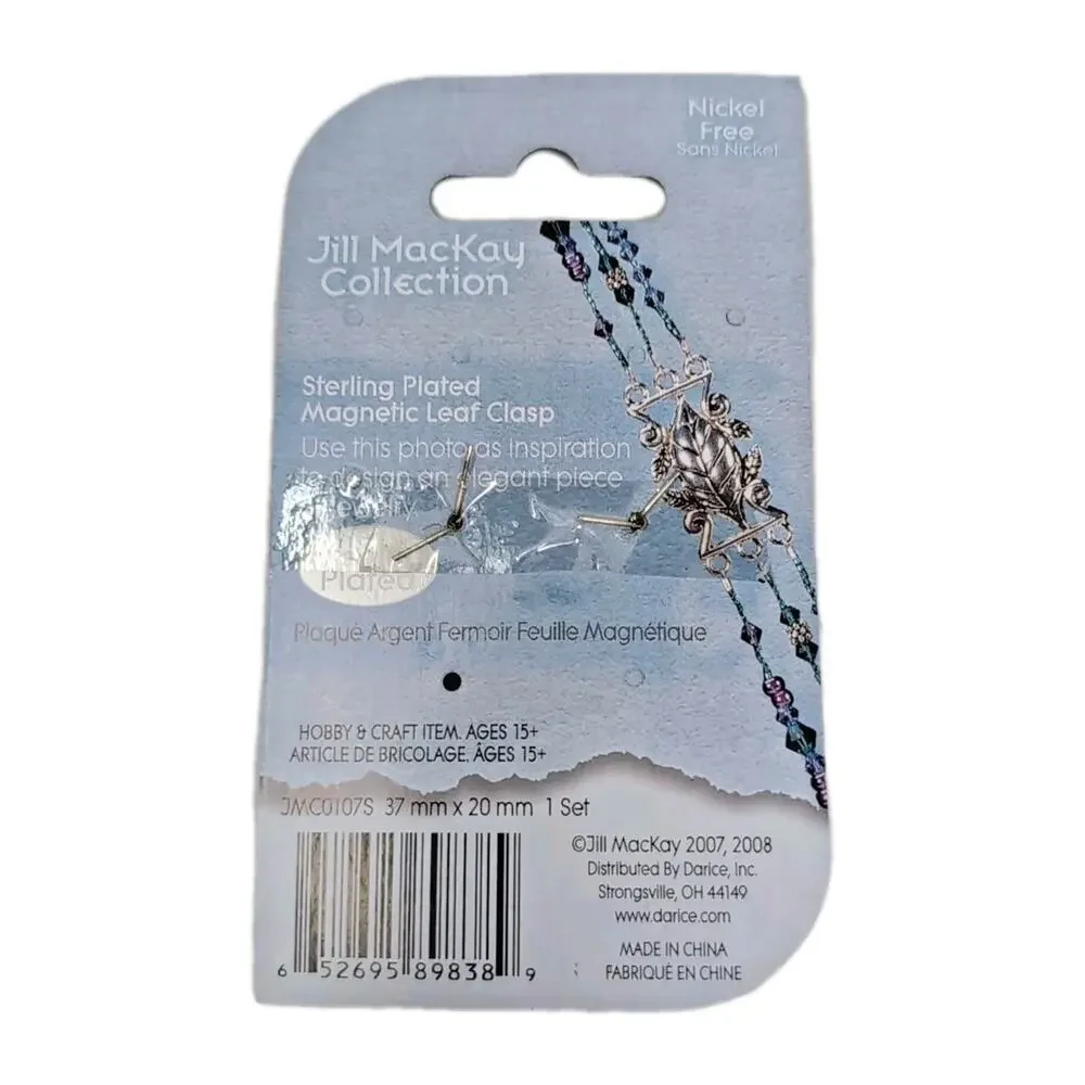 Jewelry Beadwork Supplies Beads Clasps Leaflets Silver Tone‎ Patterns NEW